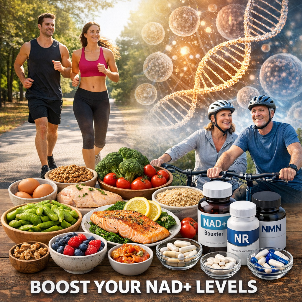 Foods and supplements that support NAD+ levels