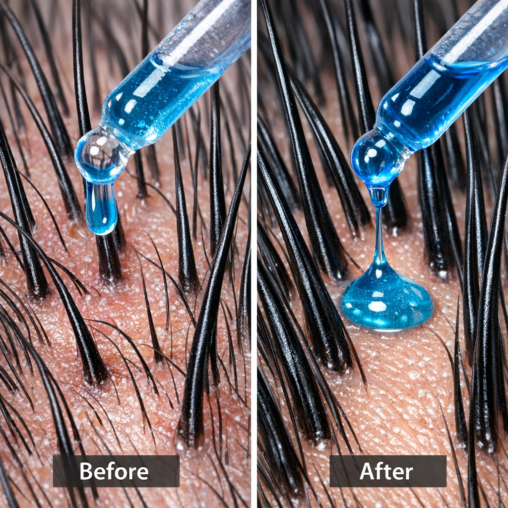 Before and after results of GHK-cu Copper Peptide